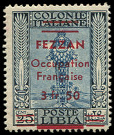 ** FEZZAN 6 : 3f50 S. 25c. Bleu Et Outremer, TB - Autres & Non Classés