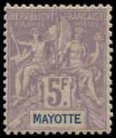 ** MAYOTTE 14 : 5f. Violet, Frais Et TB - Autres & Non Classés