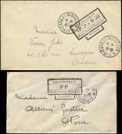 Let SAINT PIERRE ET MIQUELON Cachets PP Et P.P 030 Obl. Sur 2 Env. De 1926, TB - Neufs