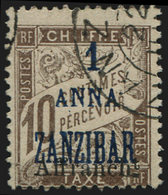 ZANZIBAR 69 : 1a. Sur 10c. Brun, Obl., TB. S - Oblitérés