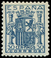 * ESPAGNE 564D : 30c. Bleu, TB - Gebruikt