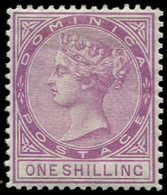 * DOMINIQUE 9 : 1s. Violet, TB - Dominicaanse Republiek