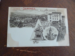 CPA 88 Vosges Souvenir De Senones Précurseur Avant 1906 Marques D'album - Senones