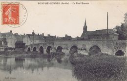 72 - Montfort-le-Gesnois (Pont-de-Gennes) (Sarthe) - Le Pont Romain - Montfort Le Gesnois