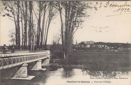 72 - Montfort-le-Gesnois (Montfort-le-Rotrou) (Sarthe) - Pont Sur L'Huisne - Montfort Le Gesnois