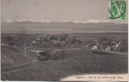 BEGNINS  VUE DU LAC LEMAN ET DES ALPES - Begnins