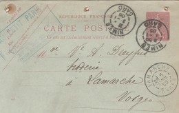 Carte Commerciale 1905 / "Au Petit Paris" / Edmond Cahen / Grande Maison De Blanc / 30 Nîmes Gard - Sonstige