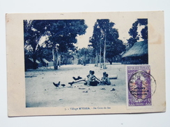 Afrique Equatoriale Francaise 283 Village M Pianka 1925 - Brieven En Documenten