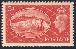 Gt. Britain 1951 5/- MVLH - Unused Stamps