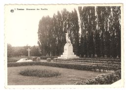 Tamines - Monument Des Fusillés - éd. Mme Lambert-Dalebroux, Tabac, Parfumerie - Carte Glacée - état Neuf - Classic Car - Sambreville