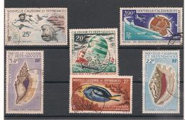 NOUVELLE CALÉDONIE   P.A.   Année 1955/71 N°Y/T :69-112-113-115-120 Oblitérés - Used Stamps