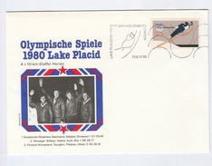 1980 Olympic BIATHLON SOVIET WINNERS  EVENT USA Cover Lake Placid Sport Event Olympics Games Skiing Ski Russia - Invierno 1980: Lake Placid