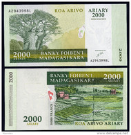 MADAGASCAR  :  2000 ARIARY - P83 - UNC - Madagascar