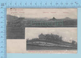 Multi-view - Gasthaus Auf Dem Wolfserg BeiReinhardtsdorf - Cir: 1908, Used + Stamp - Schoena