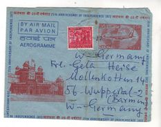 Nr. 9741, Brief, Indien Nach Deutschland, Luftpost,  Nach Wuppertal - Poste Aérienne