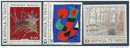 FR YT 1811 à 1813 " Arphila 75, Tableaux " 1974 Neuf** - Unused Stamps
