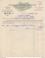 Usine à La LA CHAUX DE FONDS  FACTURE 1925 Ets JUVENIA  Montres Et Machines De Précision   - Y94 - Zwitserland