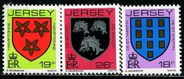 EG0502 Jersey 1989 All Three Emblem 3V MNH - Francobolli