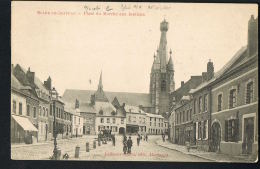 CPA 59- SOLRE-LE-CHATEAU - Nord - Place Du Marché Aux Bestiaux - Voyagée 1904 -  -Recto Verso - Paypal Sans Frais - Solre Le Chateau