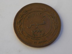 Jordanie  10 Fils 1978-1398   Km#37  Cuivre    TTB              Roi Hussein - Jordania