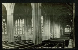 RB 1167 -  Early Real Photo Postcard - Interior St Marys Redcliff - Bristol Gloucestershire - Bristol