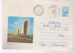 ERRORS  TOURISM,  HOTELS, COVER STATIONERY ROUMANIE 1975, OLIMP , CONSTANTA  LANDSCAPE  BEACHES - Briefe U. Dokumente