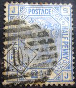 GRANDE BRETAGNE               N° 62            Planche 21                        OBLITERE - Used Stamps