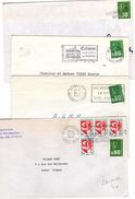 FR-BEQ-L1 - FRANCE Lot De 15 Lettres Affr. Marianne De Béquet Diff. - 1971-1976 Marianna Di Béquet