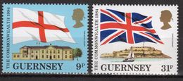 Guernsey Set Of Stamps To Celebrate Links With The Commonwealth. - Guernsey