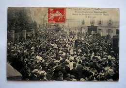 60 -  Bouquet Provincial De NOGENT-SUR-OISE - Remise Des Bouquets Sur La Place De L'église  28 AVRIL 1912 - Archerie - Bogenschiessen