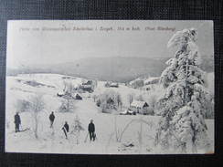 AK SCHELLERHAU ALTENBERG I. Erzgebirge Winter Ski 1916 // D*28608 - Schellerhau