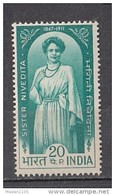 INDIA, 1968,  Sister Nivedita, Author, Social Worker, Reformer And Indophile,  MNH, (**) - Neufs