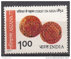 INDIA, 1977,  Asiana 77, Philatelic Exhibition, Bangalore, Single Stamp, Foreign Mail Arriving In Bombay,    MNH, (**) - Ongebruikt