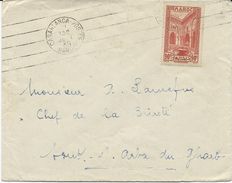 LETTRE 1939 DE CASABLANCA POUR SOUK EL ARBA DU RHARB - Lettres & Documents
