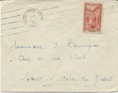 LETTRE 1939 DE CASABLANCA POUR SOUK EL ARBA DU RHARB - Covers & Documents