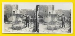 Vues Stéréos POMPEÏ Maison Du Boulanger Italie - Stereoscopic