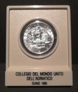 REPUBBLICA ITALIANA - ANNO 1985 - 500 Lire - Collegio Mondo Unito Dell'Adriatico - Duino - Fdc  - Tiratura 126.211 - Gedenkmünzen