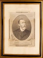 2001 Worldwide Bibliography. (1860ca). HEINRICH VON STEPHAN (1831-1897).VERY FINE AND RARE PORTRAIT OF THE CREATOR OF TH - Sonstige & Ohne Zuordnung