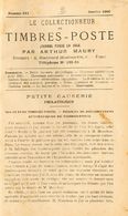 2014 Worldwide Bibliography. (1892ca). LE COLLECTIONNEUR DE TIMBRES-POSTES BULLETIN MENSUEL. Set Of Six Volumes Containi - Other & Unclassified