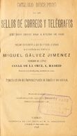 2023 Bibliografía Mundial. 1898. CATALOGO DESCRIPTIVO DE LOS SELLOS DE CORREOS Y TELEGRAFOS EMITIDOS DESDE 1840 A ENERO  - Autres & Non Classés