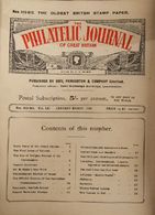 2053 Bibliografía Mundial. (1942ca). THE PHILATELIC JOURNAL OF GREAT BRITAIN. (set Of Sixty Magazines From 1942 To 1959, - Andere & Zonder Classificatie