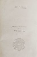 2057 Worldwide Bibliography. 1950. LA TECHNIQUE COMPLETE DE LA PHILATELIE D'ART, JEAN DE SPERATI. Jean De Sperati. Paris - Sonstige & Ohne Zuordnung