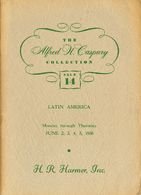 2063 Worldwide Bibliography. 1958. Auction Catalog Of H.R. Harmer THE ALFRED H. CASPARY COLLECTION LATIN AMERICA. New Yo - Autres & Non Classés