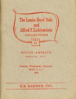 2070 Worldwide Bibliography. 1970. Auction Catalog Of H.R. Harmer THE LOUISE BOYD DALE AND ALFRED F. LICHTENSTEIN COLLEC - Autres & Non Classés