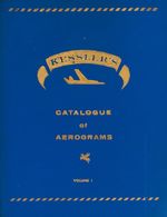 2071 Worldwide Bibliography. (1970ca). KESSLER'S CATALOG OF AEROGRAMS. World Wide Catalog Of Aerograms. (bound In Two Vo - Sonstige & Ohne Zuordnung