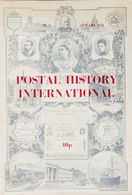 2072 Bibliografía Mundial. (1972ca). POSTAL HISTORY INTERNATIONAL. (set Of Magazines From 1972, The Year Of Appearance O - Autres & Non Classés