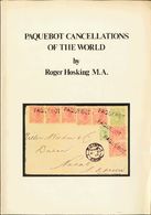 2077 Bibliografía Mundial. 1977. PAQUEBOT CANCELLATIONS OF THE WORLD. Roger Hosking. Sussex, 1977. - Autres & Non Classés