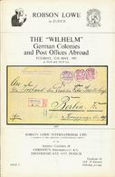 2124 Alemania. Bibliografía. 1981. THE "WILHELM" GERMAN COLONIES AND POST OFFICES ABROAD. Robson Lowe. Zurich, 12 May 19 - Prephilately