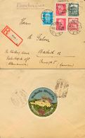 2137 Germany. 1931. COVER. Yv. 426B(2), 401A, 435, 436. 15 P Red Carmine, Two Stamps, 4 P Blue, 8 P Green And 15 P Carmi - [Voorlopers