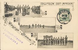 2148 German East Africa. 1909. COVER. Yv. 23. 4 H Green. Postcard From TABORA To LEON (SPAIN). VERY FINE AND VERY RARE D - Sonstige & Ohne Zuordnung